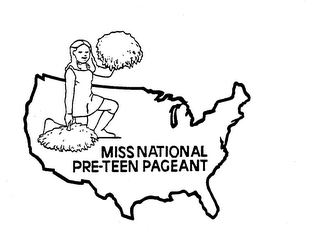 MISS NATIONAL PRE-TEEN PAGEANT logo