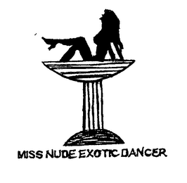 MISS NUDE EXOTIC DANCER logo