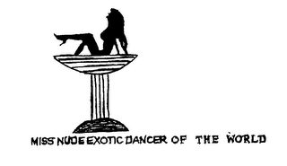 MISS NUDE EXOTIC DANCER OF THE WORLD logo