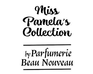 MISS PAMELA'S COLLECTION BY PARFUMERIE BEAU NOUVEAU logo