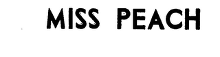 MISS PEACH logo