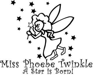 MISS PHOEBE TWINKLE A STAR IS BORN logo