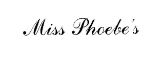 MISS PHOEBE'S logo