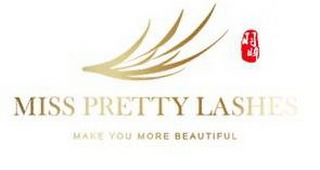 MISS PRETTY LASHES MAKE YOU MORE BEAUTIFUL logo