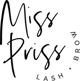 MISS PRISS LASH + BROW logo