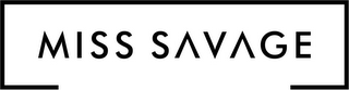 MISS SAVAGE logo
