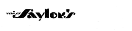 MISS SAYLOR'S logo