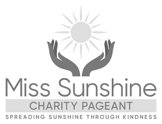MISS SUNSHINE CHARITY PAGEANT SPREADING SUNSHINE THROUGH KINDNESS logo
