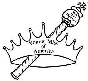 MISS TEEN PRE-TEEN YOUNG MISS OF AMERICA logo