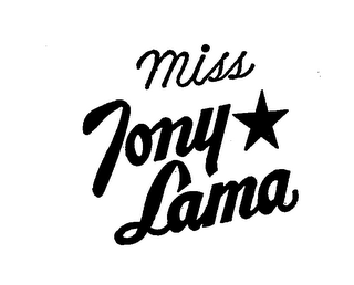 MISS TONY LAMA logo