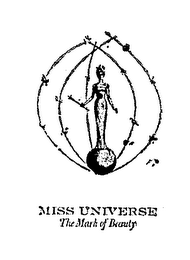MISS UNIVERSE THE MARK OF BEAUTY logo