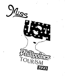 MISS USA PHILIPPINES TOURISM 1990 logo
