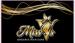 MISS V’S ORGANIC HAIR CARE logo