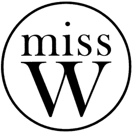 MISS W logo