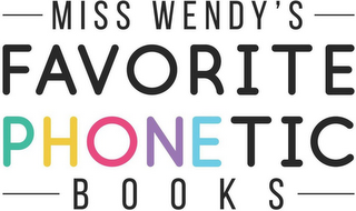 MISS WENDY'S FAVORITE PHONETIC BOOKS logo