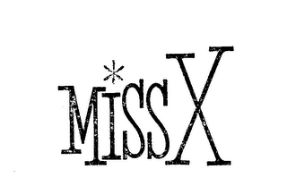 MISS X logo