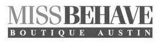 MISSBEHAVE BOUTIQUE AUSTIN logo