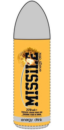 MISSILE ENERGY DRINK 270ML logo
