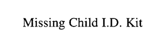 MISSING CHILD I.D. KIT logo