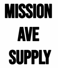 MISSION AVE SUPPLY logo