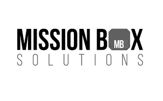 MISSION BOX MBS SOLUTIONS logo