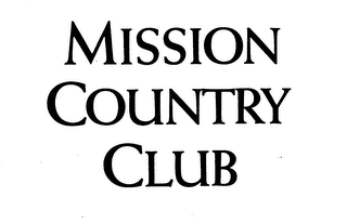 MISSION COUNTRY CLUB logo