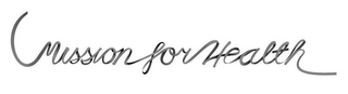 MISSION FOR HEALTH logo