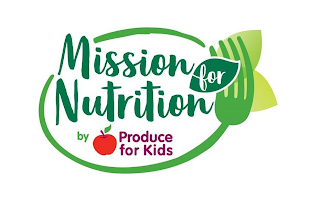 MISSION FOR NUTRITION BY PRODUCE FOR KIDS logo