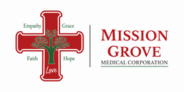 MISSION GROVE MEDICAL CORPORATION EMPATHY FAITH GRACE HOPE LOVE logo