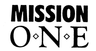 MISSION ONE logo