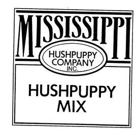 MISSISSIPPI HUSHPUPPY COMPANY INC. HUSHPUPPY MIX logo