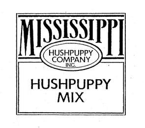 MISSISSIPPI HUSHPUPPY COMPANY INC. HUSHPUPPY MIX logo