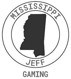 MISSISSIPPI JEFF GAMING logo