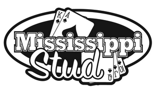 MISSISSIPPI STUD K A Q J 10 logo