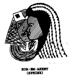 MISS/MRS./MR. EBONY WORLD ( ) PAGEANT HOR-EM-AKHET (SPHINX) logo