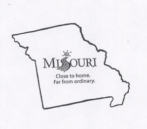 MISSOURI CLOSE TO HOME. FAR FROM ORDINARY. logo