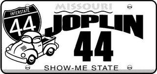 MISSOURI INTERSTATE 44 JOPLIN 44 SHOW-ME STATE logo