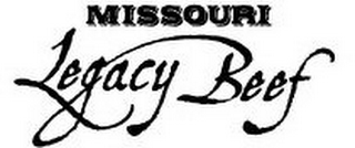 MISSOURI LEGACY BEEF logo