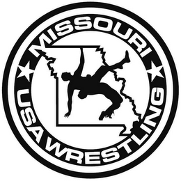 MISSOURI USA WRESTLING logo