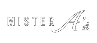 MISTER A'S logo