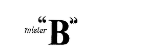 MISTER "B" logo