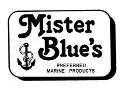 MISTER BLUE'S PREFERRED MARINE PRODUCTS logo