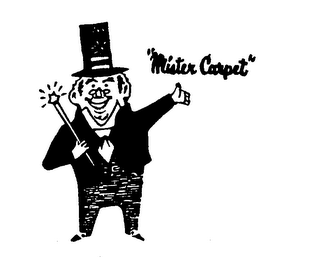 "MISTER CARPET" logo