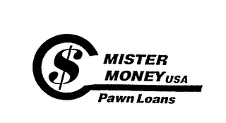 $ MISTER MONEY USA PAWN LOANS logo