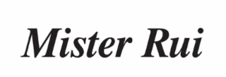 MISTER RUI logo