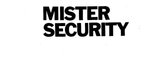 MISTER SECURITY logo