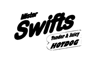 MISTER SWIFTS TENDER JUICY HOTDOG logo