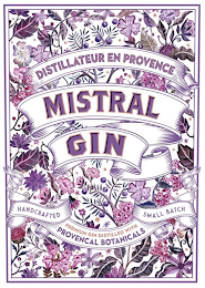 MISTRAL GIN DISTILLATEUR EN PROVENCE HANDCRAFTED SMALL BATCH PREMIUM GIN DISTILLED WITH PROVENCAL BOTANICALS logo