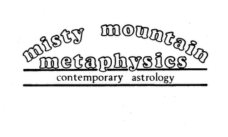 MISTY MOUNTAIN METAPHYSICS CONTEMPORARY ASTROLOGY logo