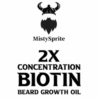 MISTYSPRITE 2X CONCENTRATION BIOTIN BEARD GROWTH OIL logo